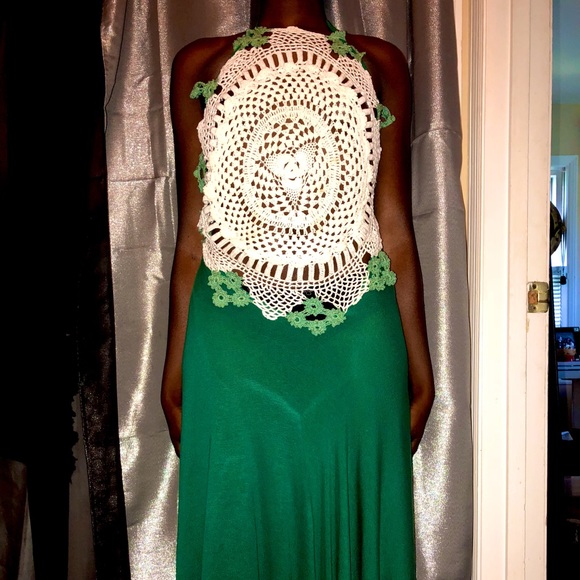 Dazzling Green Lace Sundress - Picture 1 of 4